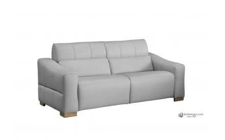 Sofá Piel Flor Relax Motor Modelo ABEL