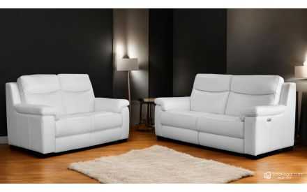 Sofá Piel Vaca Anilina Plena Flor Relax o Fijo Modelo PRECIUS