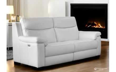 Sofá Piel Vaca Anilina Plena Flor Relax o Fijo Modelo PRECIUS