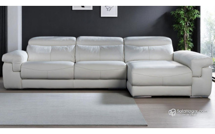 Sofas Chaise Longue Piel Autentica Genuina - Asientos Deslizantes 2