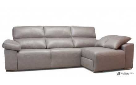 Sofás Piel Natural Moderna Chaise Longue Relax Motor Modelo ENERGY