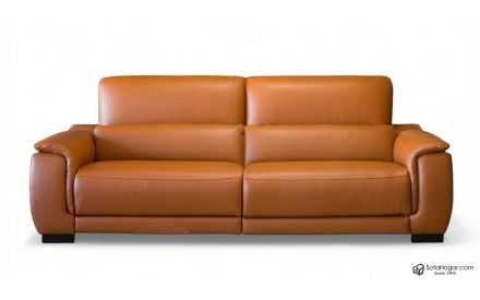 Estilo Contemporáneo en Sofá Piel Relax o Fijo Modelo GOYA