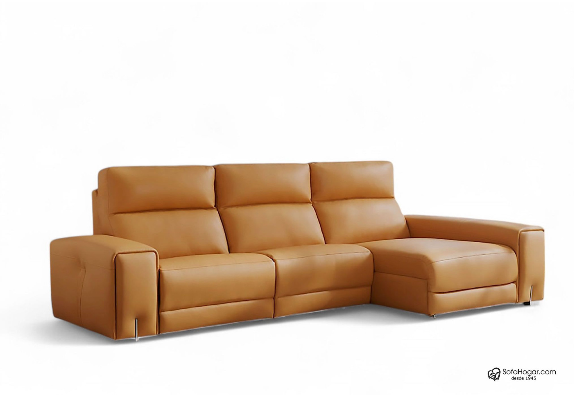 Compra Sofá Chaise Longue Relax en Piel Genuina | Envío Rápido.
