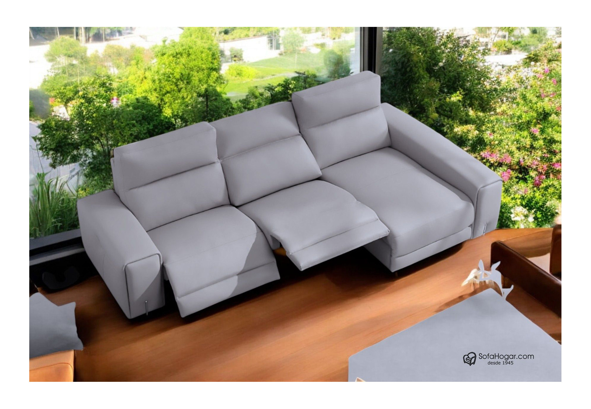 Compra Sofá Chaise Longue Relax en Piel Genuina | Envío Rápido.