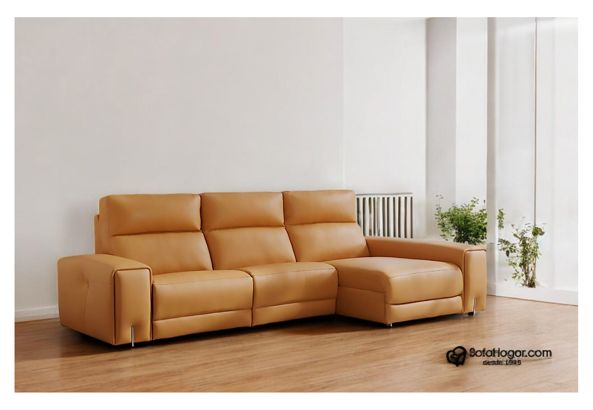 Compra Sofá Chaise Longue Relax en Piel Genuina | Envío Rápido.