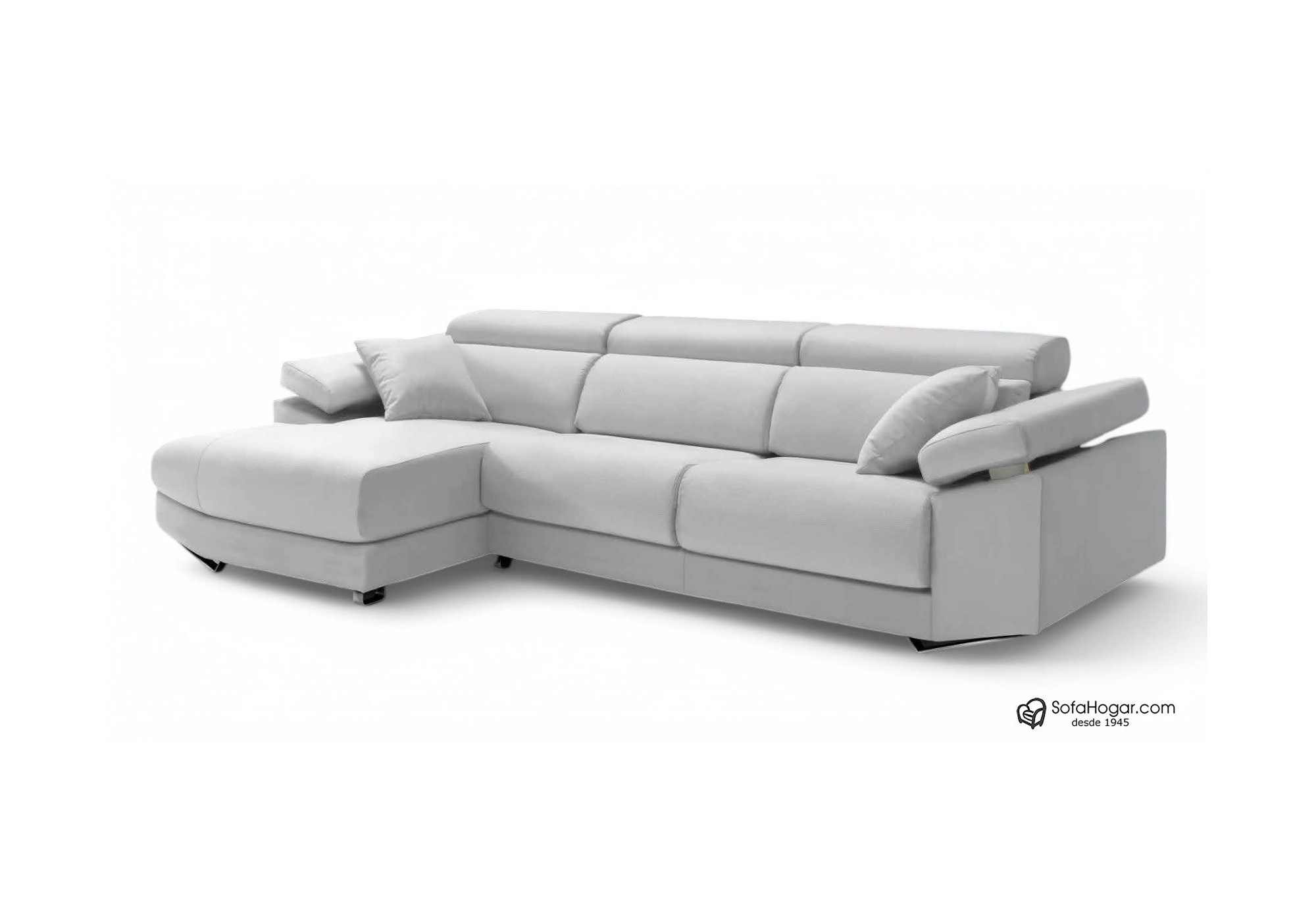 Sofá de Diseño de Lujo en Piel Genuina | Asientos Deslizantes y Brazos