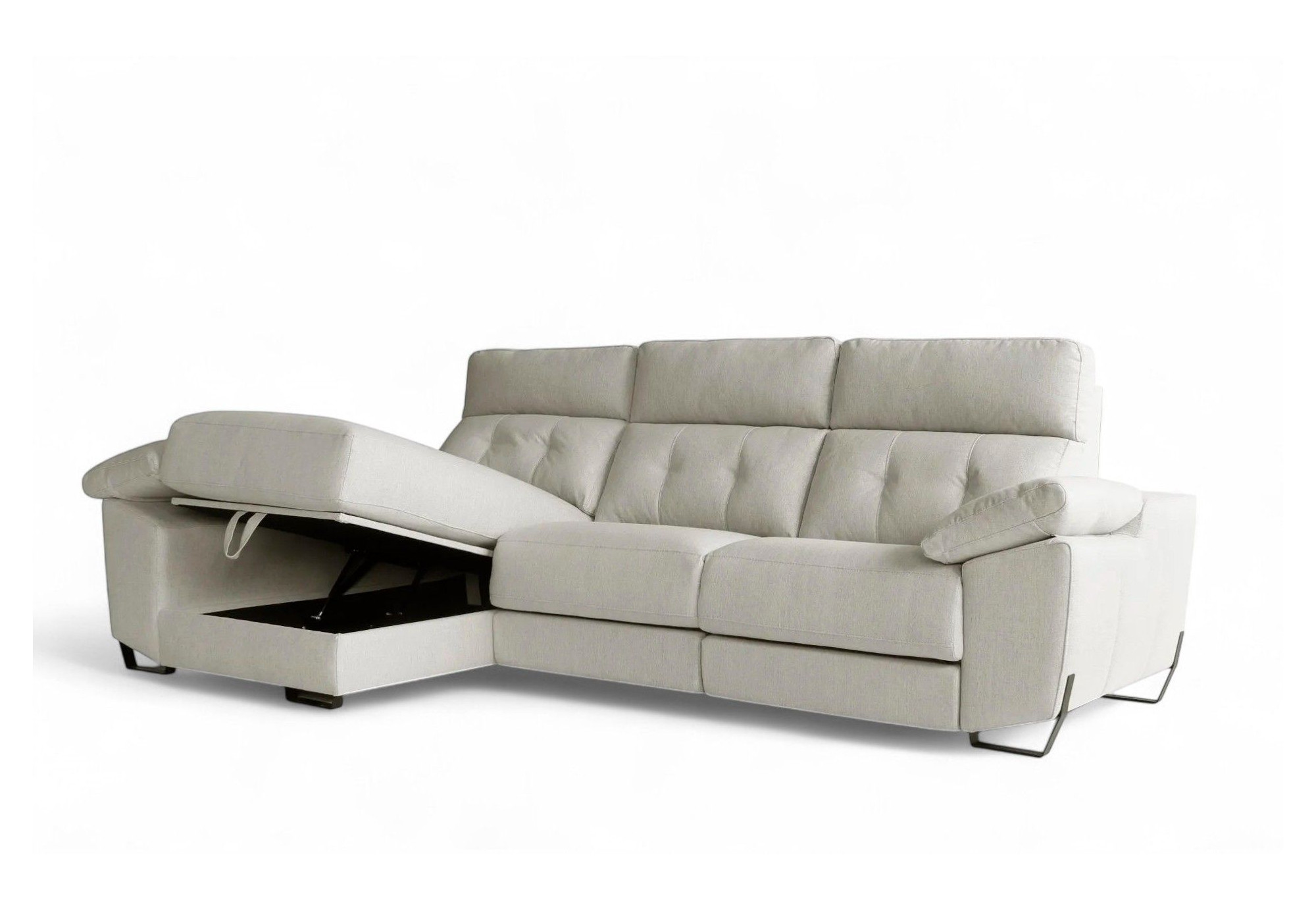 Sofá AMBER de Piel Genuina con Relax – Eleva Piernas y Mejora Circulación