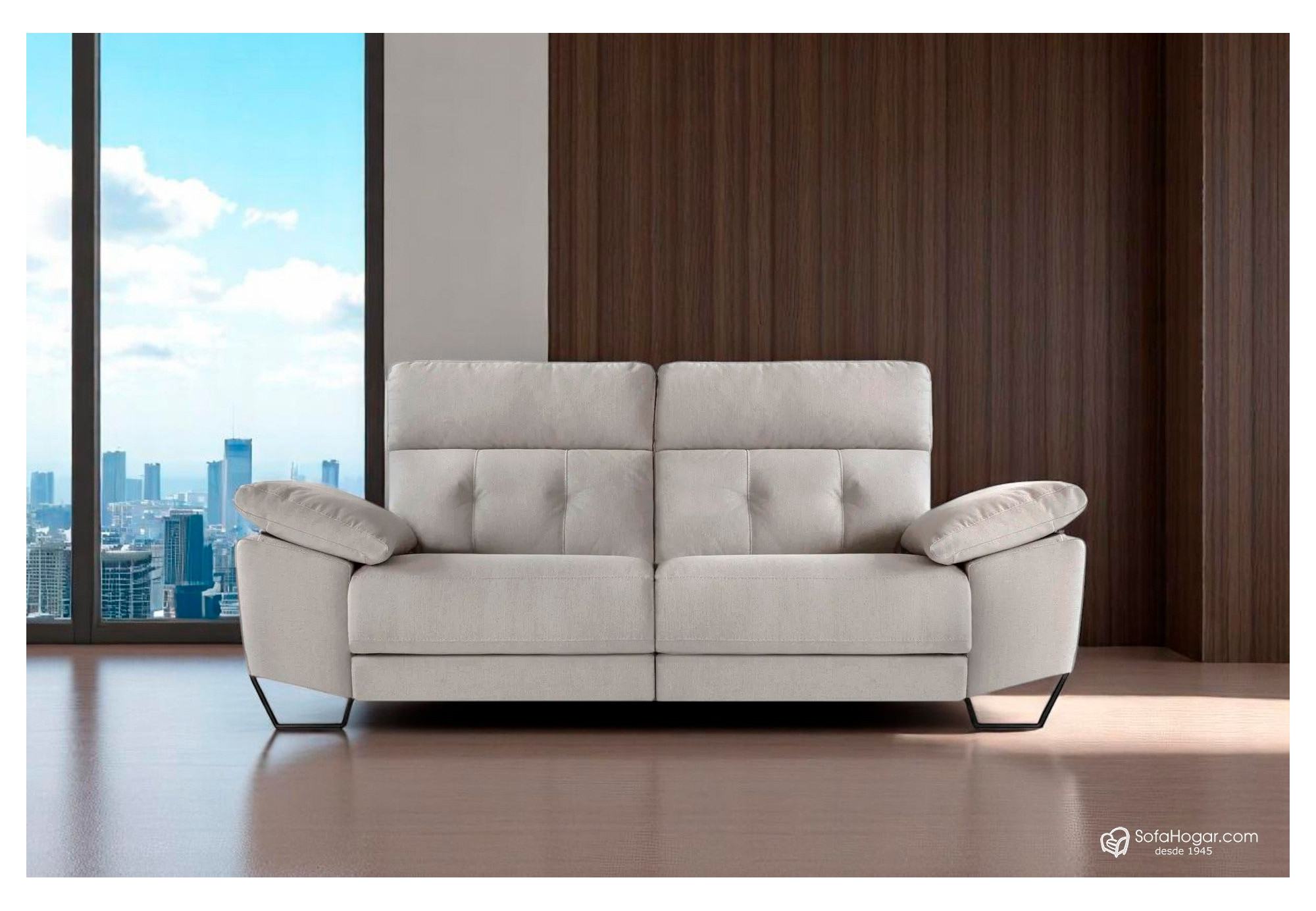 Sofá AMBER de Piel Genuina con Relax – Eleva Piernas y Mejora Circulación