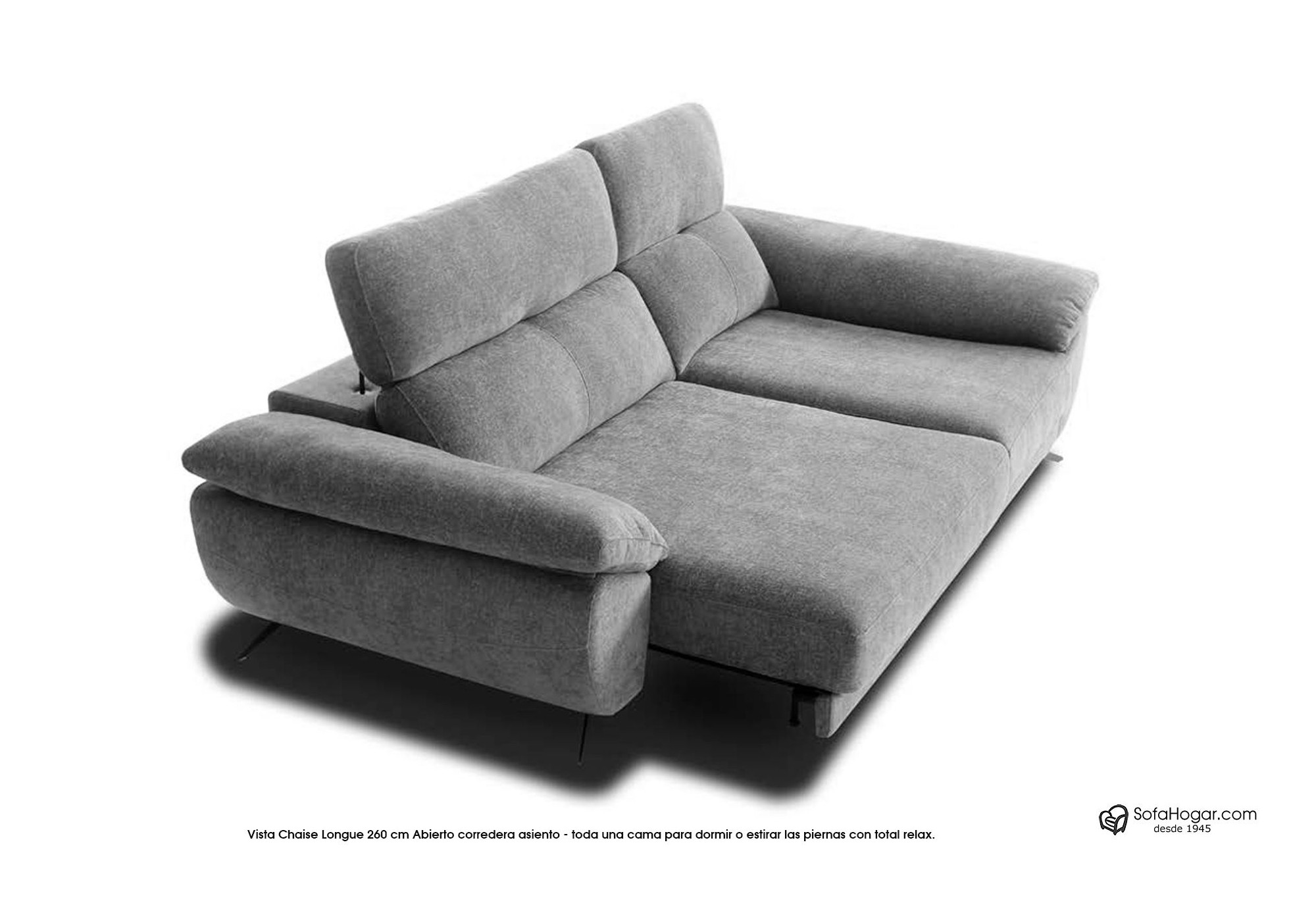 Sofá Chaise Longue Piel Natural – Carro Cama Estable HUGO