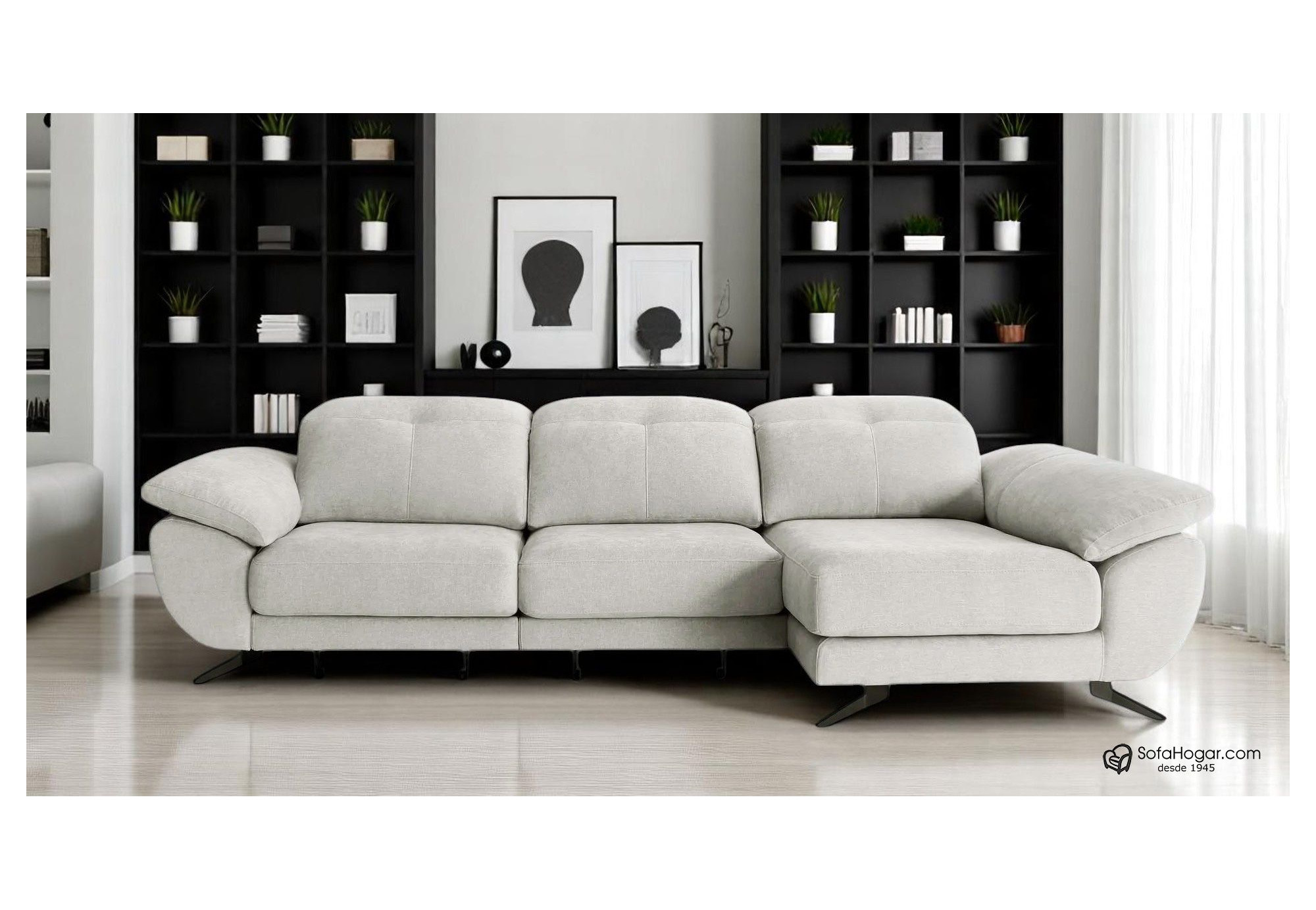 Sofá Chaise Longue Piel Natural – Carro Cama Estable HUGO