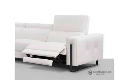 Sofá Piel Natural Diseño Moderno – Modelo BRODY Reclinable