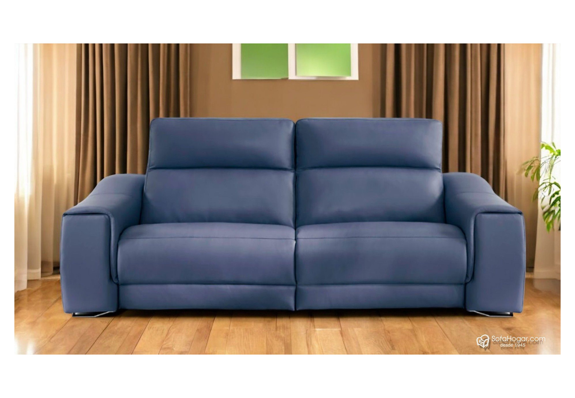 Sofá BRISA de Piel Genuina – Diseño Moderno con Relax o Fijo | Alta Gama