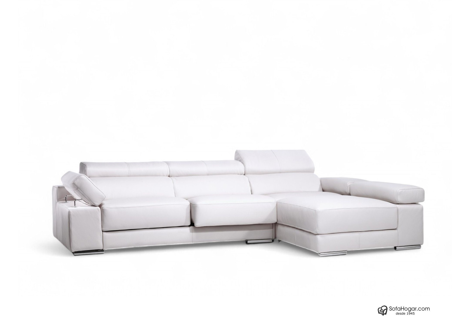 Sofá Chaselongue Piel Natural