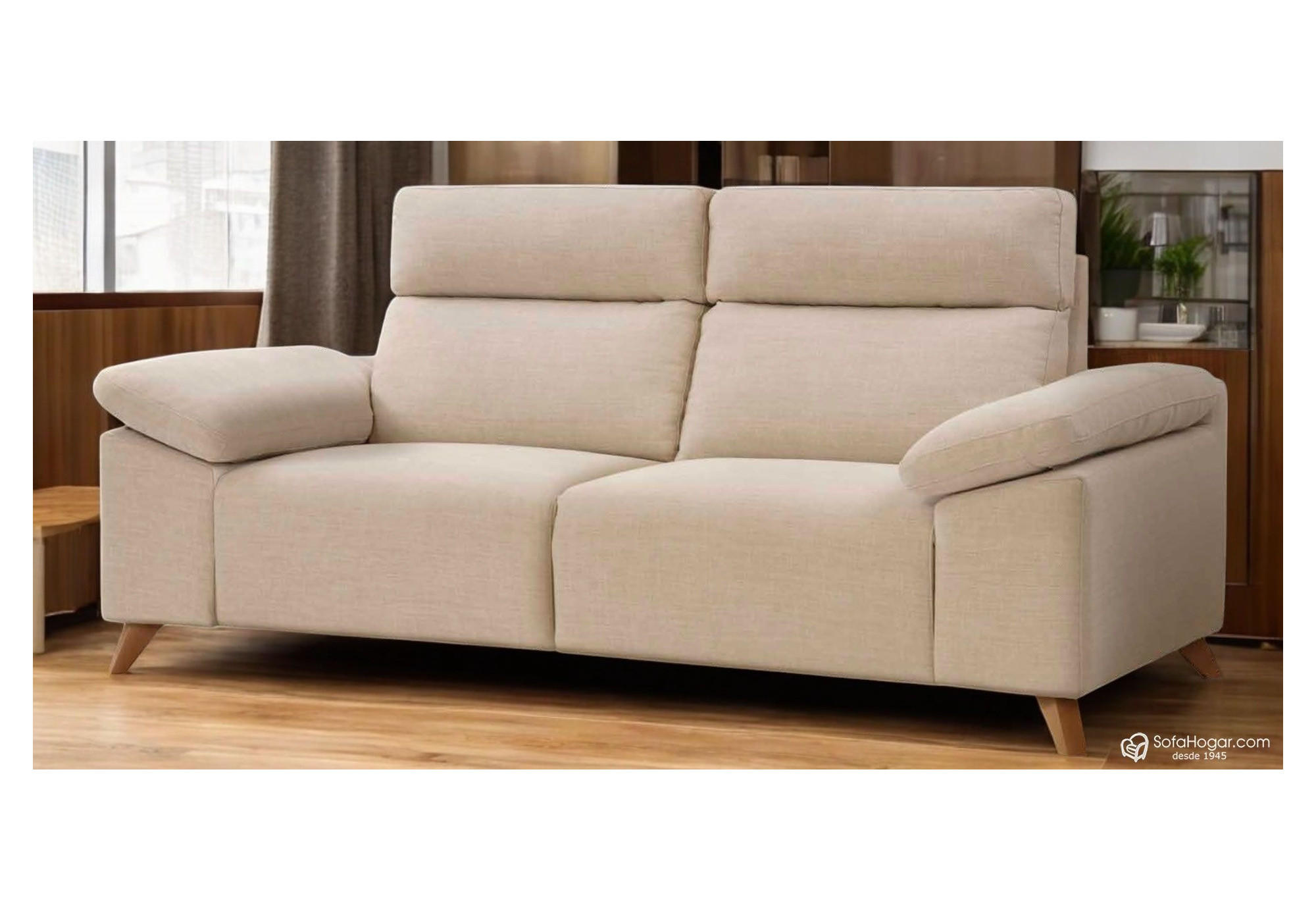 Sofá de piel GUIDO – Relax eléctrico o fijo, diseño contemporáneo y artesanía