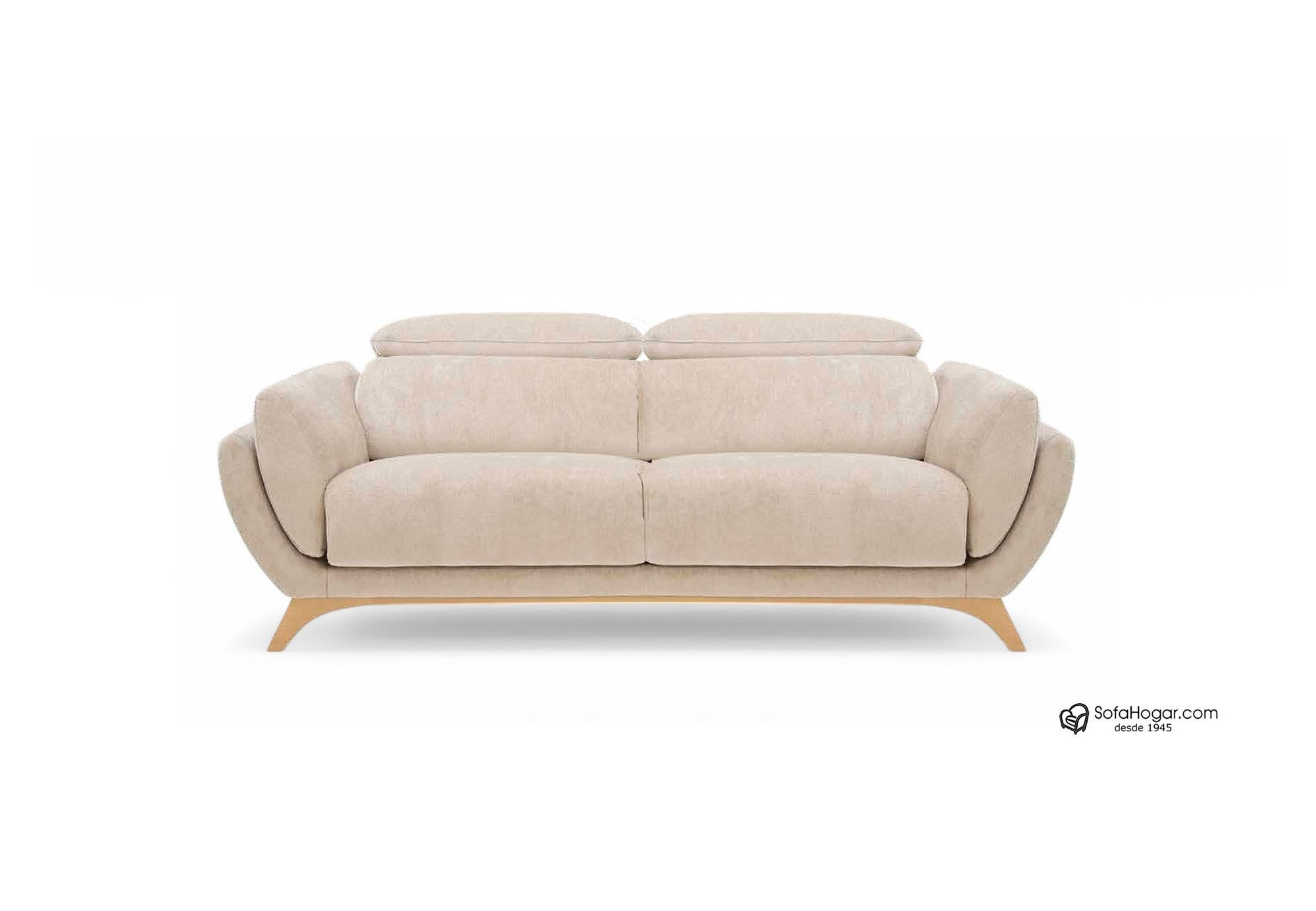 Sofá EDDY de piel natural – Diseño moderno, asientos deslizantes y opción relax