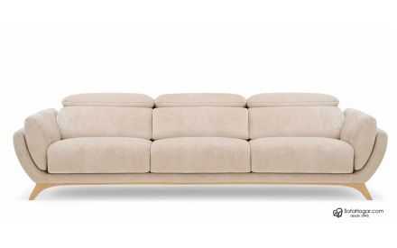 Sofá EDDY de piel natural – Moderno, elegante y ergonómico con asientos deslizantes y respaldo abatible