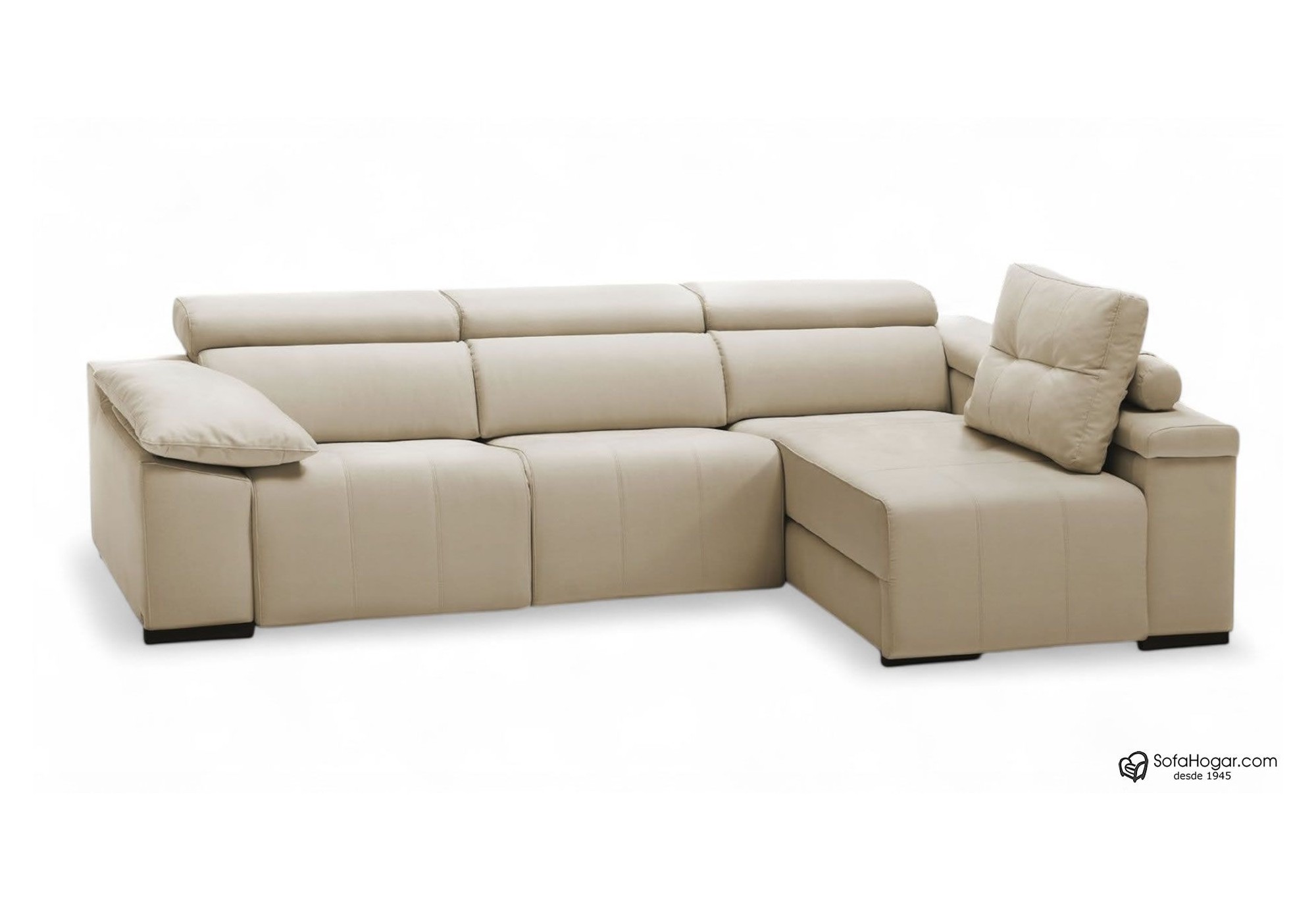 ChaiseLongue Relax Moderna Eléctrica Piel Natural  - Económica