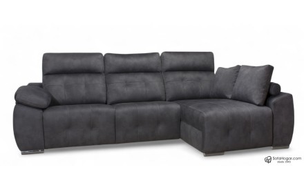 Sofá 3 plazas con chaiselongue relax eléctrico Crucero | Sofahogar