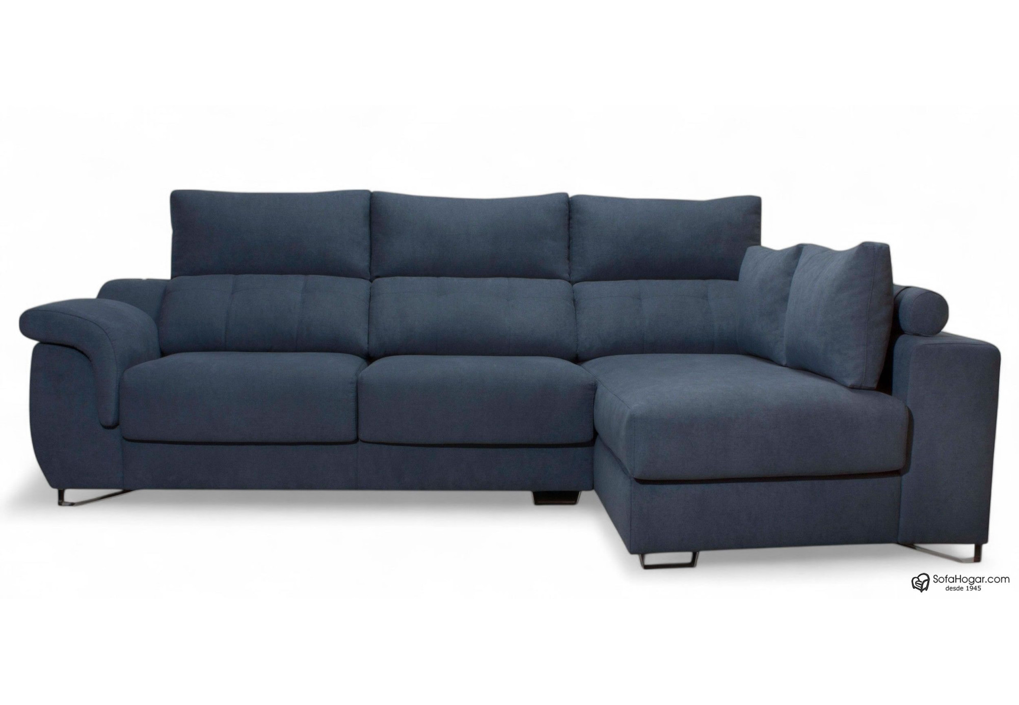 Sofá con Chaise Longue asientos deslizantes Mayte | Sofás de cuero