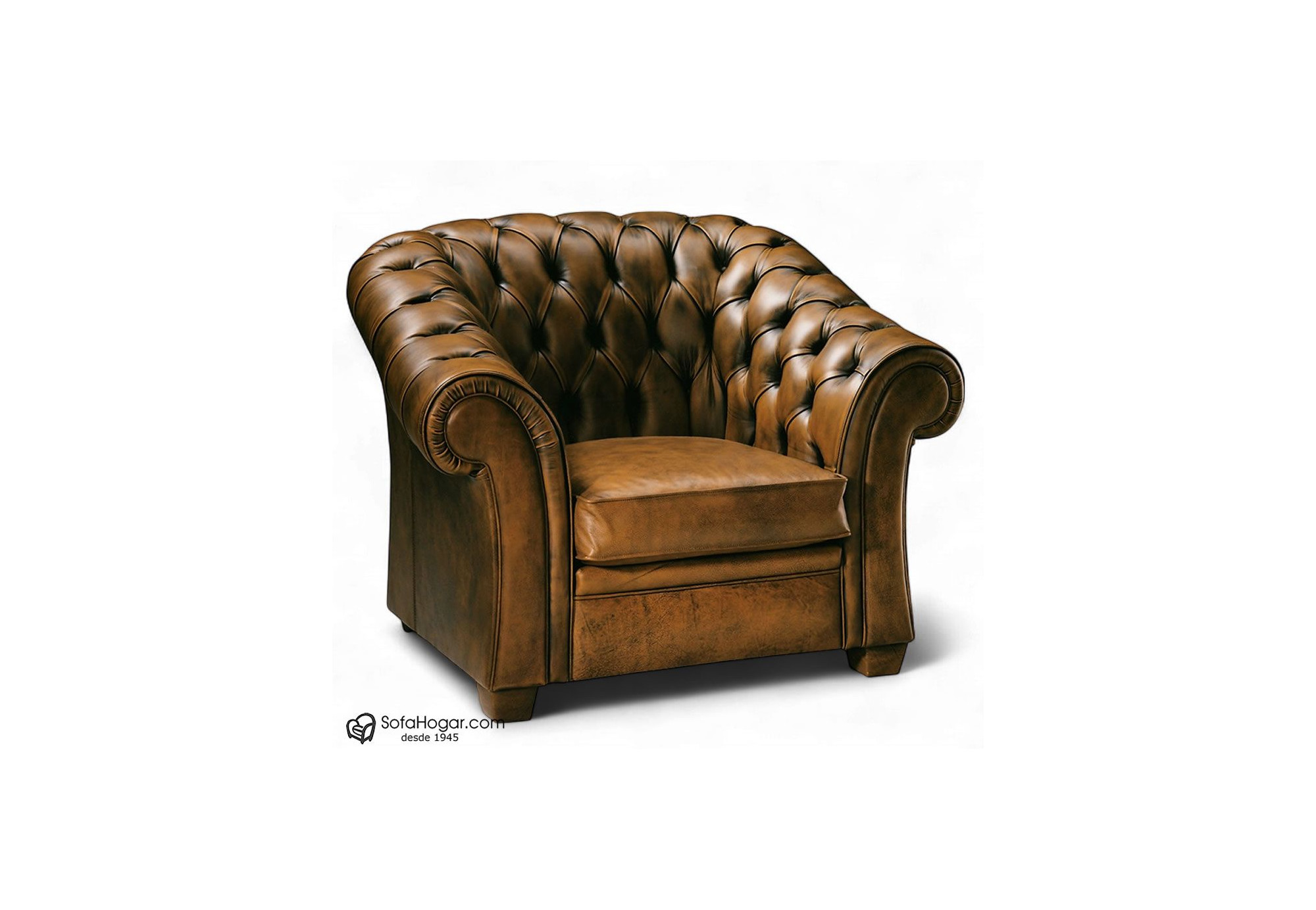 Sofá Chester 2 Plazas de Piel de Lujo al mejor precio