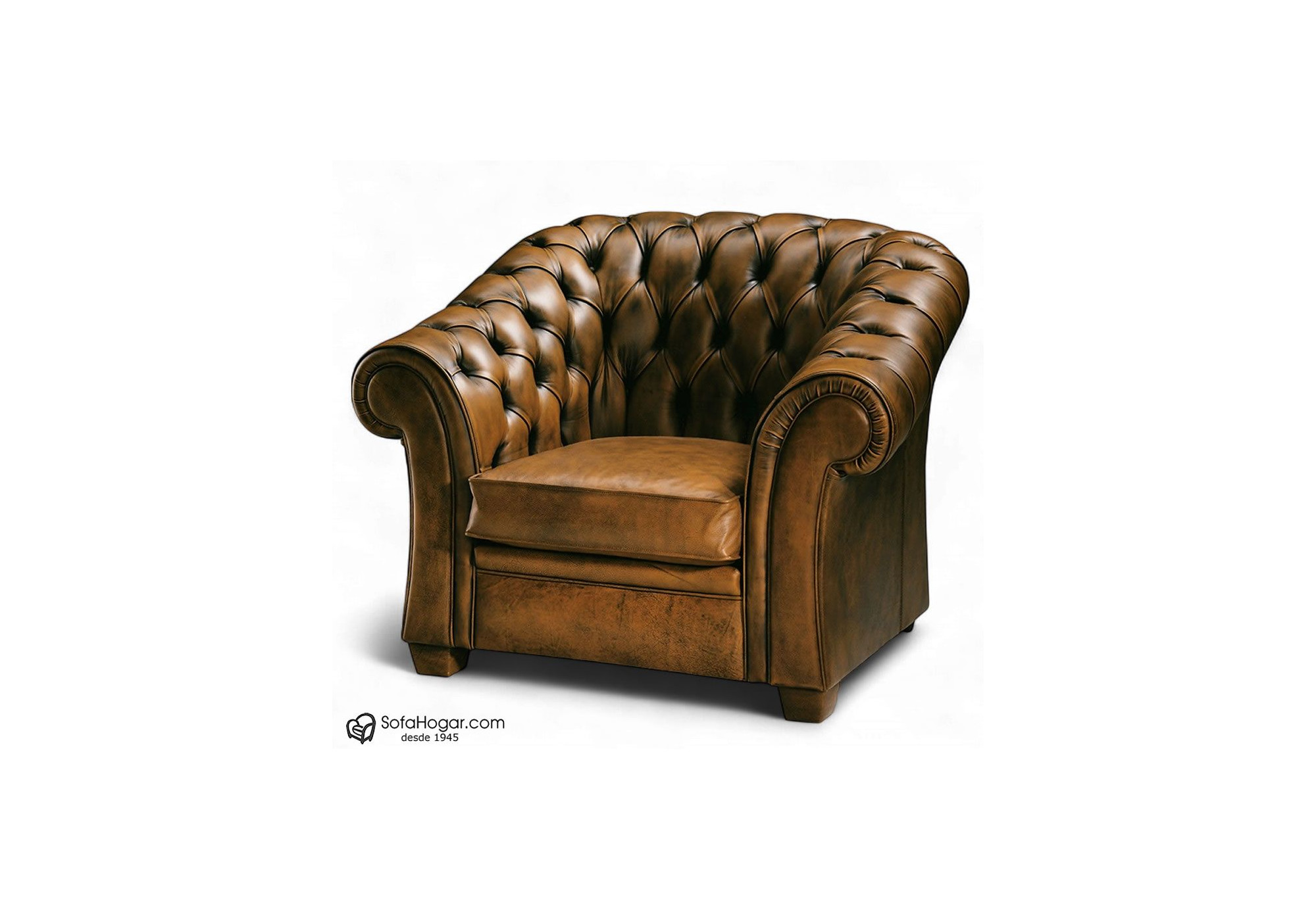 Sofá Chester 2 Plazas de Piel de Lujo al mejor precio