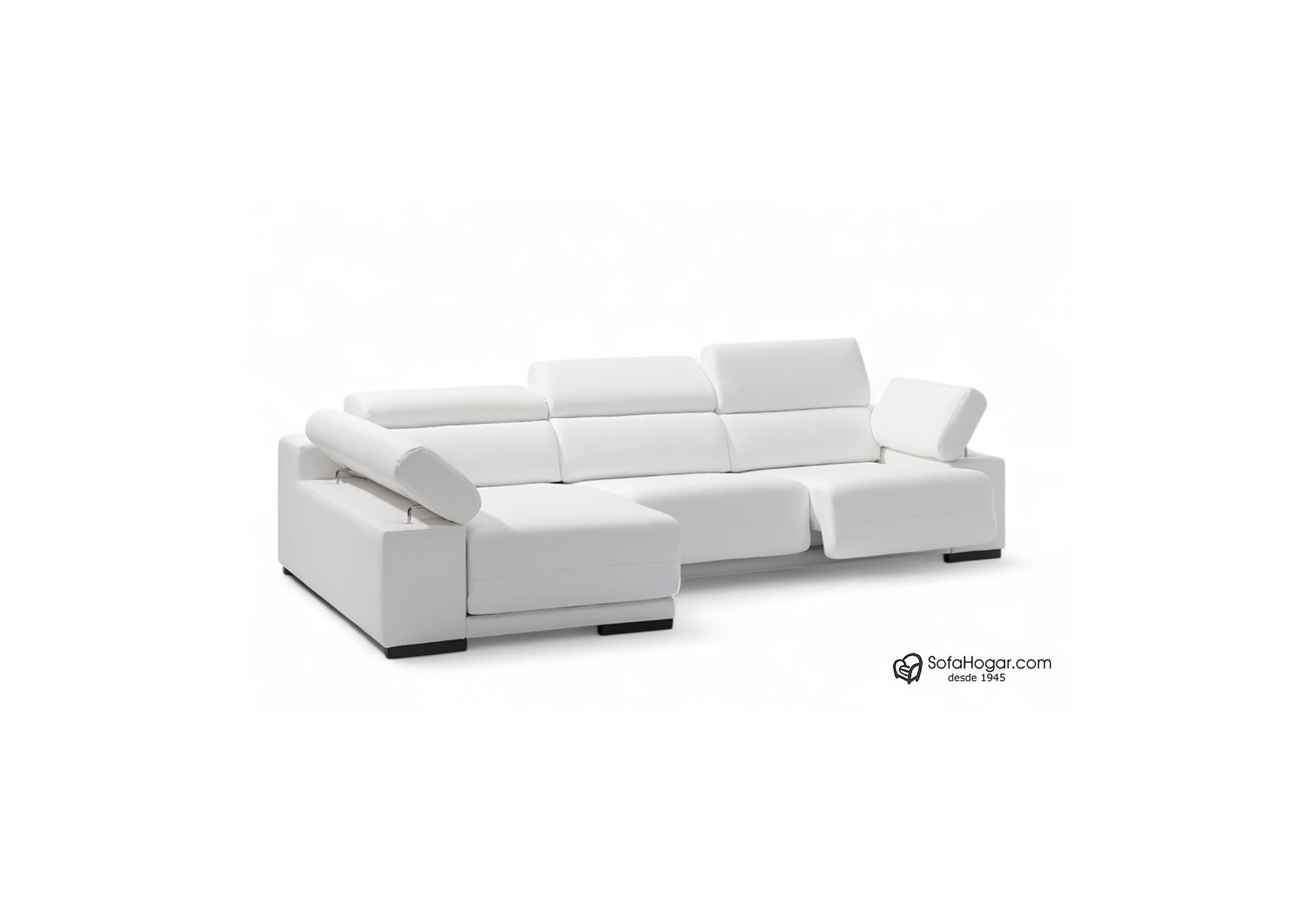 Sofá 4plazas Asientos Deslizantes en Piel Natural Auténtica. ALMU