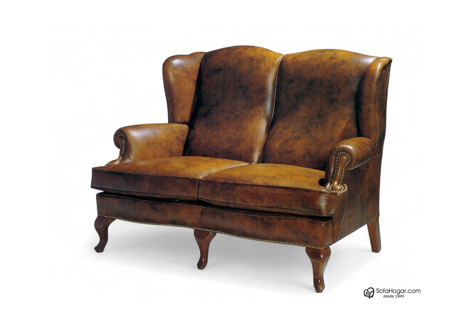 Sillón Orejero INGLÉS en piel natural – Artesano y elegante