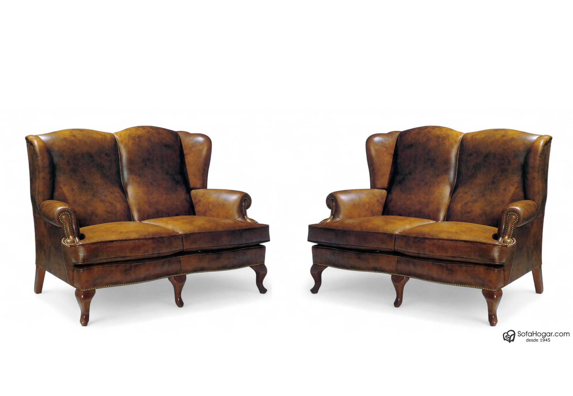 Sillón Orejero INGLÉS en piel natural – Artesano y elegante