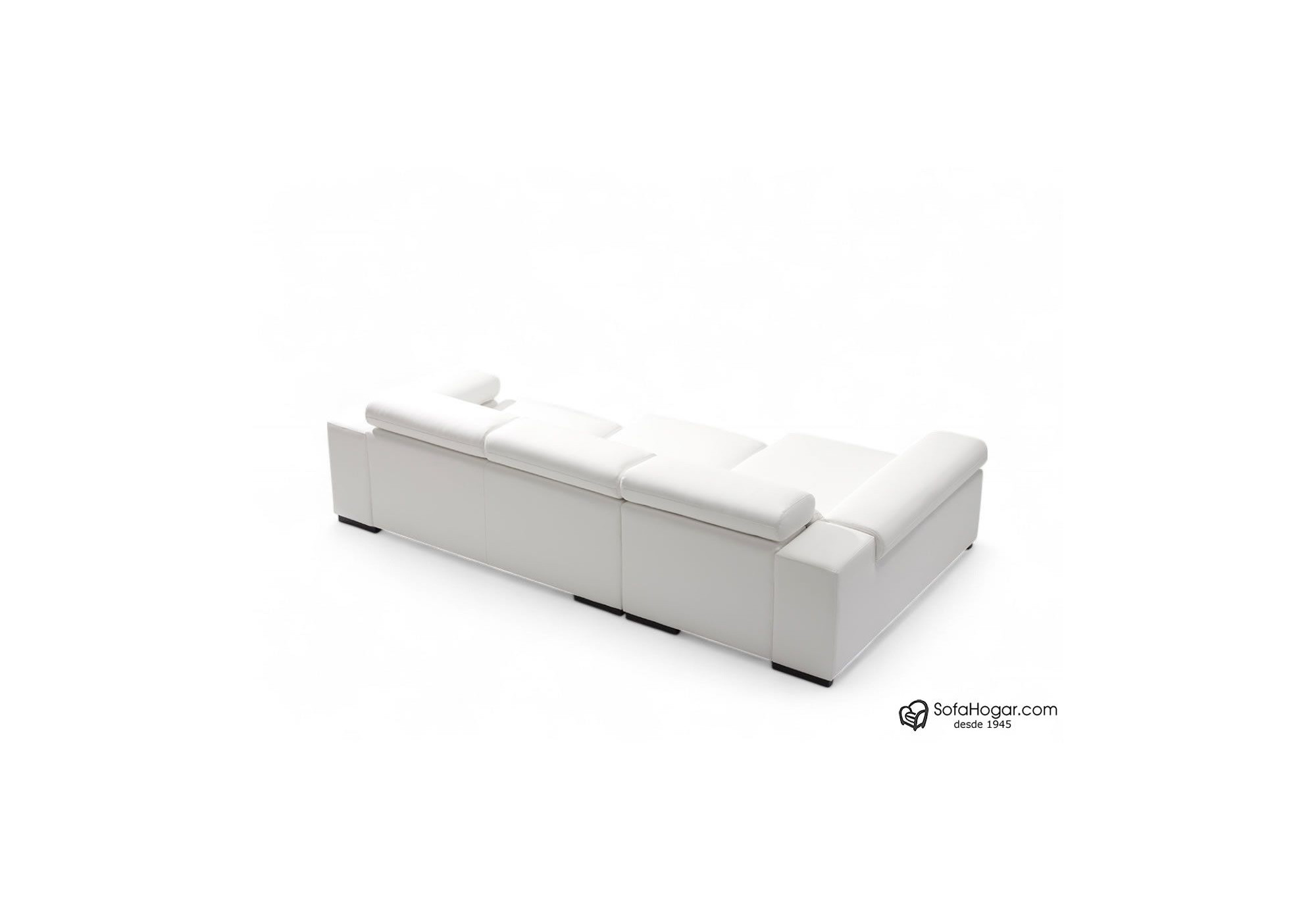 Sofá de piel moderno de lujo ALMU | Sofás de cuero español | SofaHogar