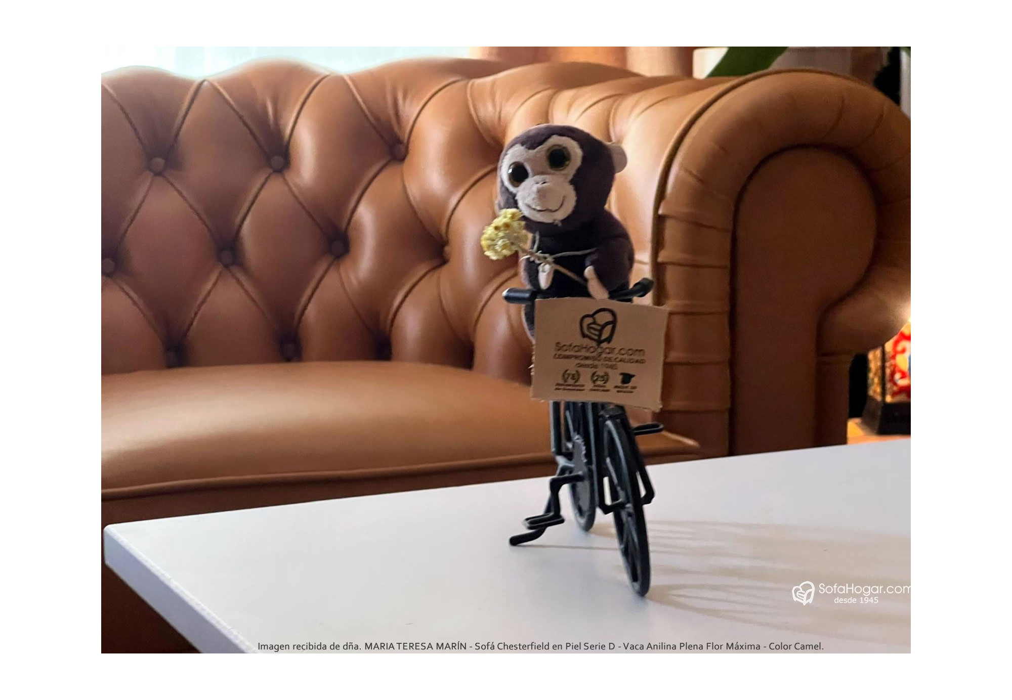 Sofá Chesterfield 3 Plazas Chester Piel Blanca Natural – Classic