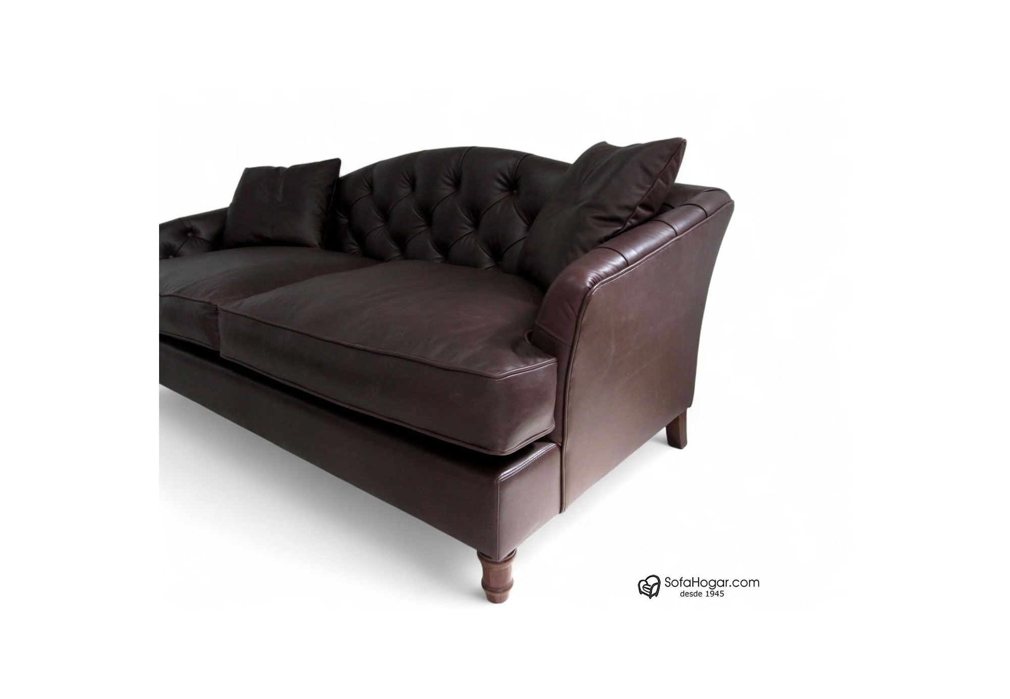 Sofá Piel Clásico Británico Estilo Chester - Modelo Amore.