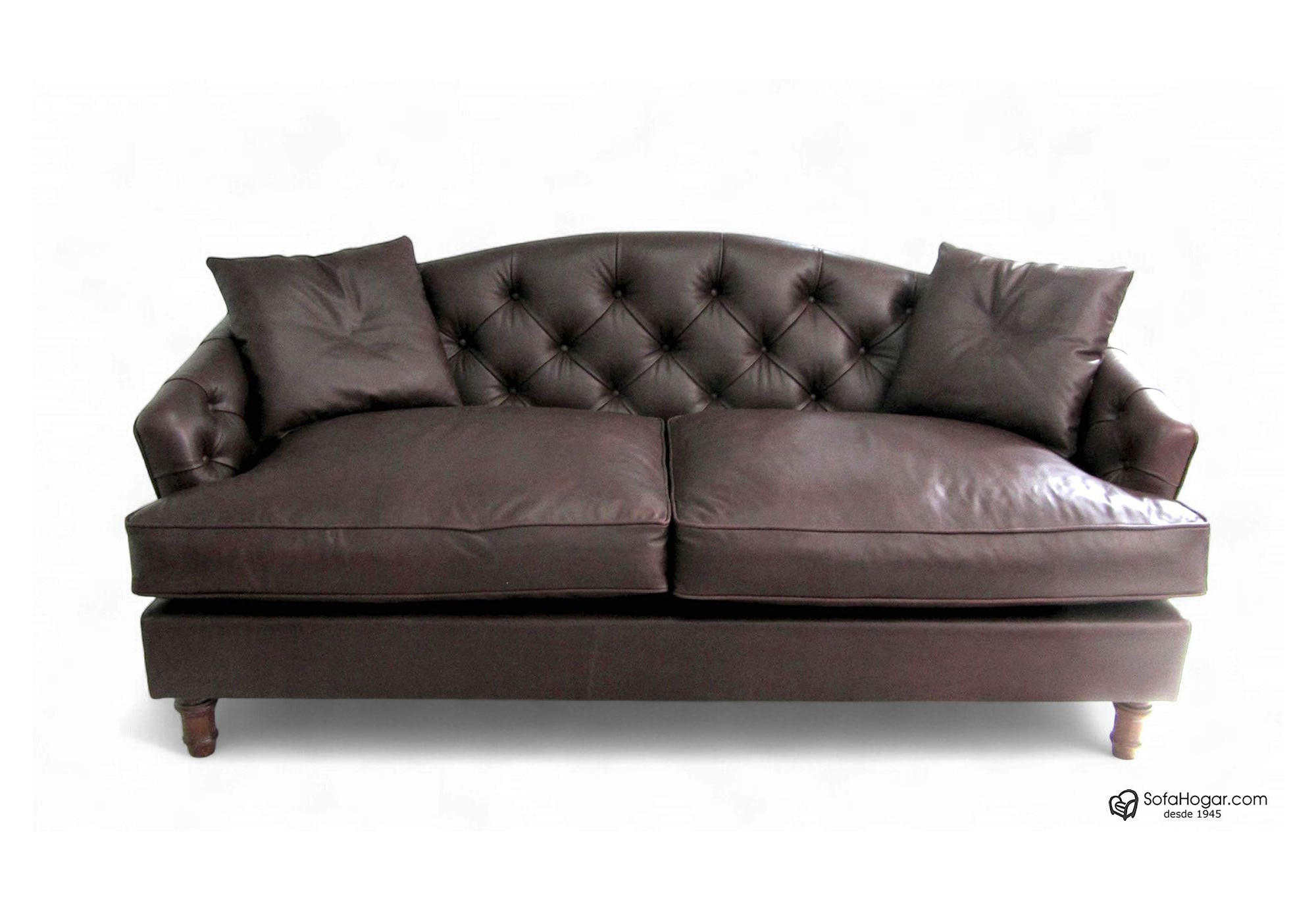 Sofá Piel Clásico Británico Estilo Chester - Modelo Amore.