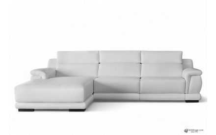 Chaise Longue Piel Vaca Natural Relax Eléctrico Modelo WISCONSIN