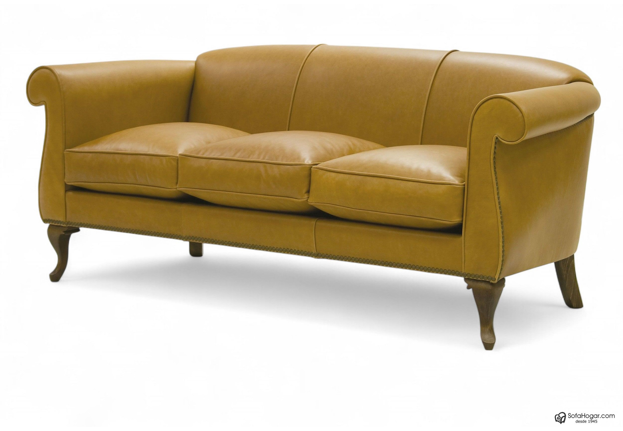 Sofá y sillón Valladolid en piel natural | Sofá y sillón de cuero