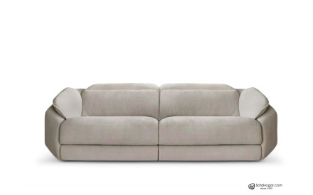 Sofá de Calidad en Piel Natural, diseño actual. | Modelo ELEGANT