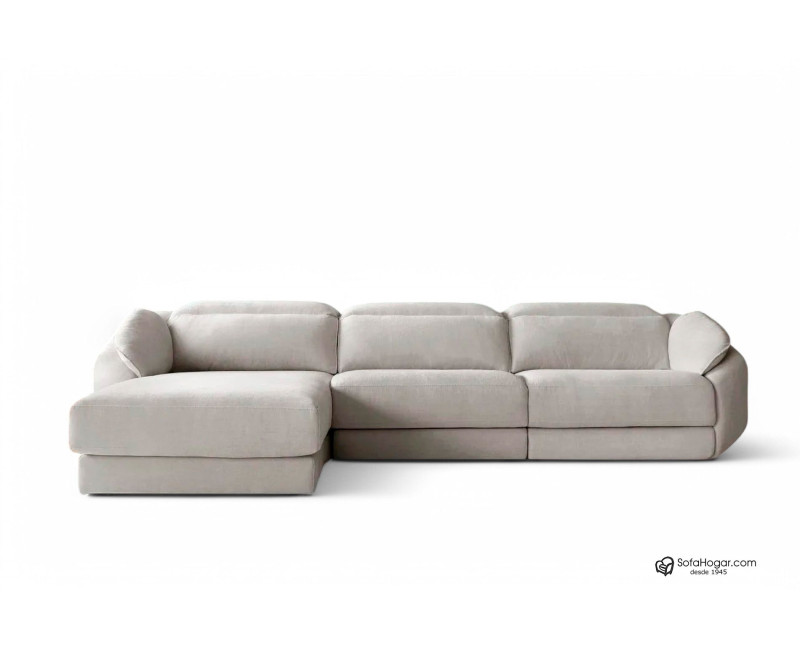 Sofá de Calidad en Piel Natural, diseño actual. | Modelo ELEGANT