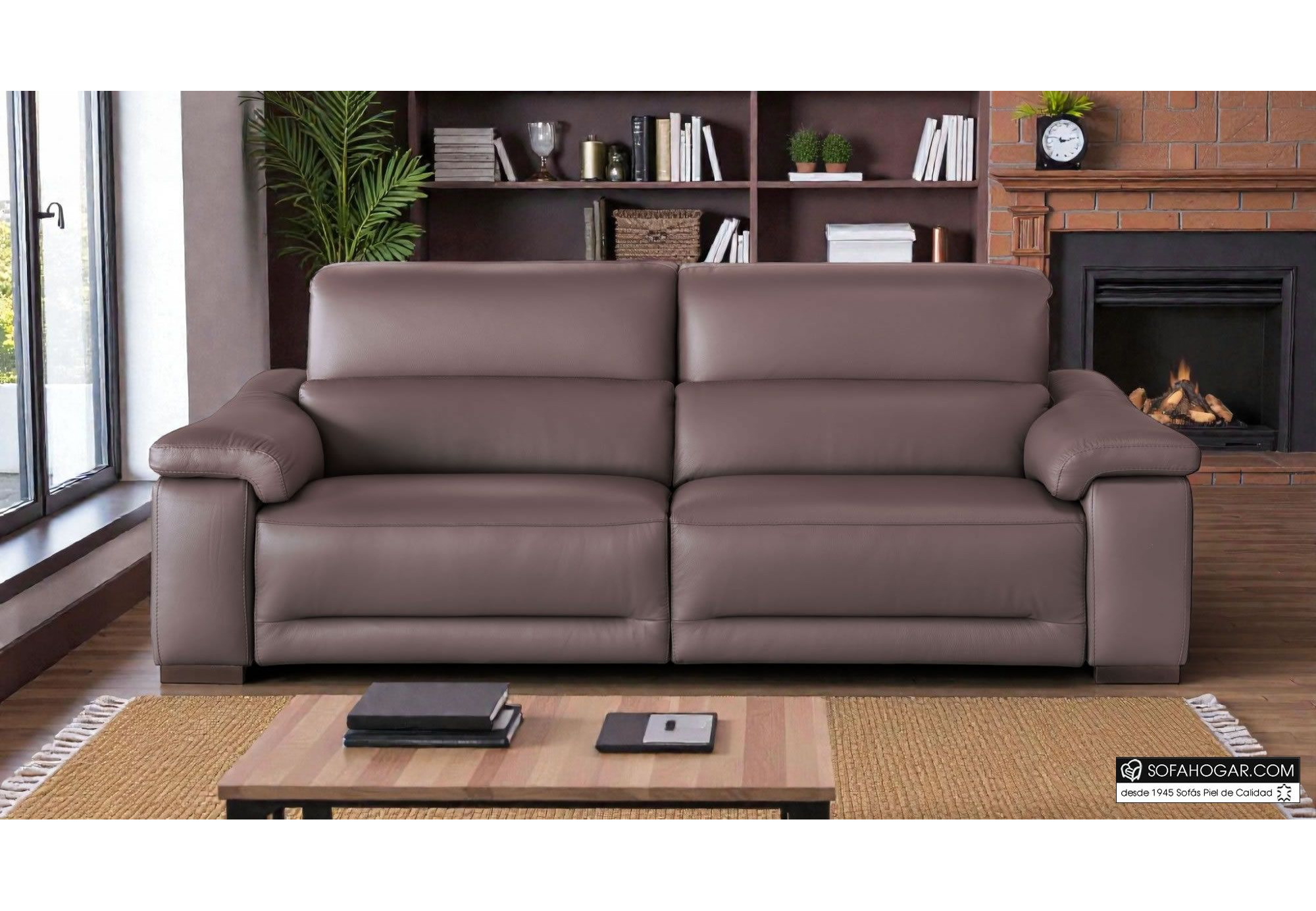 Sofá de piel natural de lujo NEVADA | Comprar sofás de piel online