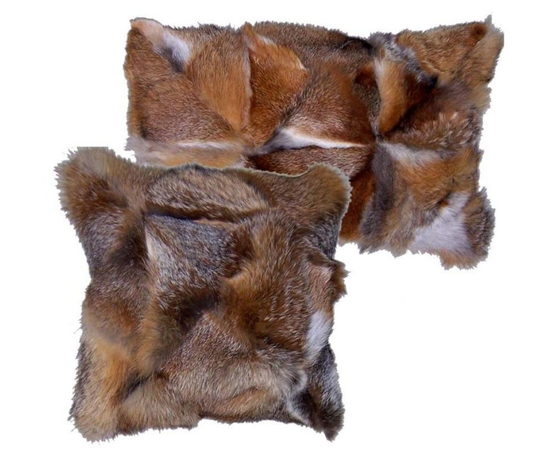 Cojines Piel Zorro | Cojines de piel | Cojines de pelo | Sofahogar