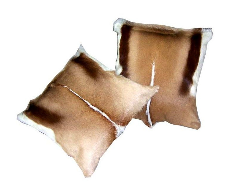 Cojín de piel de gacela natural - Compra online