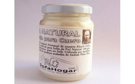 Cera para Sofás en Piel Natural Anilina | Cera limpiadora de piel