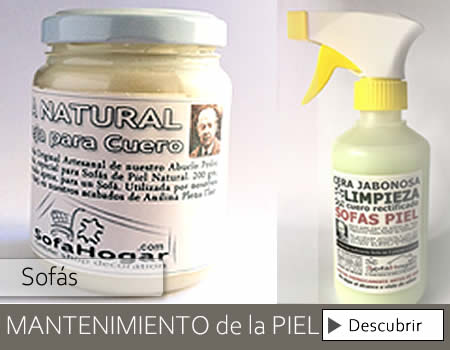 mantenimiento y limpieza sof&aacute;s de piel natural