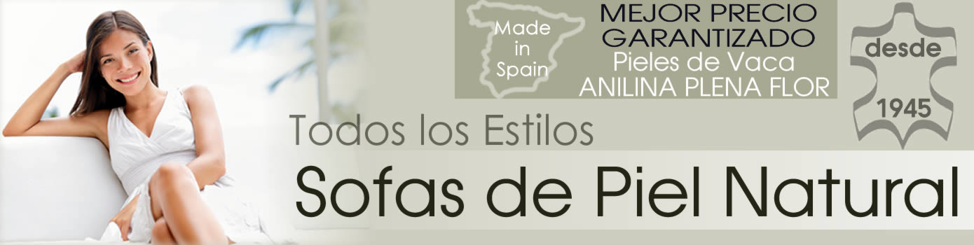 Sofás de piel en SofaHogar