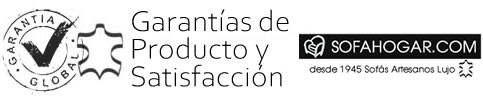 Garantía global SOFÁS DE PIEL | SOFAHOGAR.COM