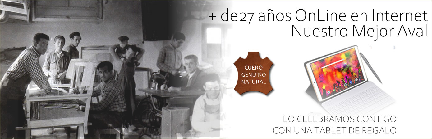 PROMOCION 27 ANIVERSARIO EN LA VENTA SOFAS DE PIEL ONLINE DE LUJO AUTENTICOS