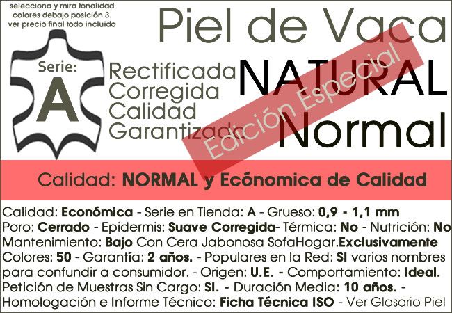 Vaca Rectific Normal Edición Especial