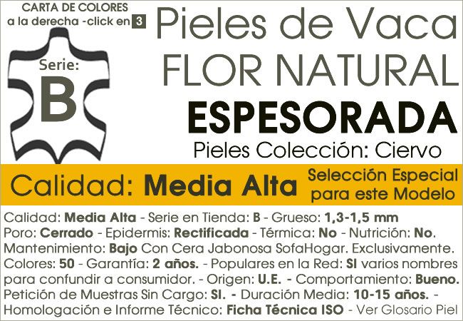 Vaca Plena Flor Natural ESPESORADA B