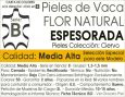 Piel Vaca Plena Flor Natural ESPESORADA-B