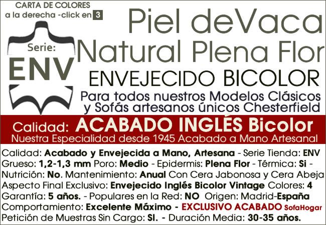Vaca Natural Plena Flor Bicolor Inglés ENV