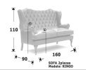 (148) Sofa 2Plazas 160cm