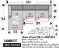 (209) ChaiseLongue 284cm IZDO 2 relax